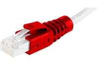 Logo Manchons câbles rj45, clipsable, rouge (x10) 253014