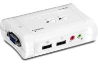 Logo Trendnet tk-209k - kvm 2 ports vga - usb + audio + 2 cables 