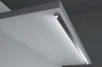 Logo Luisina - shiny - r�glette led 11,3w � poser coloris chrome - 800 mm zen rl30 015