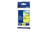 Logo Ruban tz lamin 36mm noir / jaune brotz661