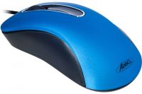 Logo Souris ergonomique shape 3d usb bleue 572446