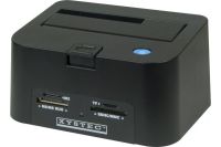 Logo Dock usb 2.0 sata pour 1 ssd/hdd avec lecteur de cartes 738147