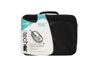 Logo Techair sacoche ordinateur portable + souris - 15.6'' noir 906027