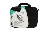 Logo Techair sacoche ordinateur portable + souris - 15.6'' noire 906003