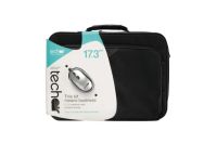 Logo Techair sacoche ordinateur portable + souris - 17.3'' noir 906015