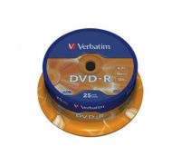 Logo Verbatim spindle de 25 dvd-r 16x 4,7gb 951578