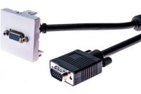 Logo Plastron 45 x 45 avec cordon vga coudé - 10 m 102431