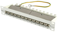 Logo Telegrtner panneau de brassage 10', cat.6(prof) 1u, 12 rj45 11190608