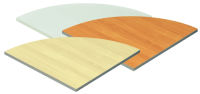 Logo Wellembel plateau de liaison 'tool', bureau gris 7600064