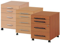 Logo Wellembel caisson  roulettes 'combi bureau+ 3', 3 tiroirs 7600130