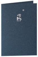 Logo R�merturm carte de no�l 'scintillement de bleu' 5270168