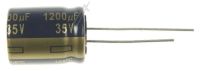 Logo 1200uf-35v elco radial pan 105 16x20mm. rm=7,5mm. -rohs- h266505