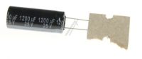 Logo 1200uf-25v elco radial pan 105 10x25mm. rm=5,0mm. -rohs- g931076