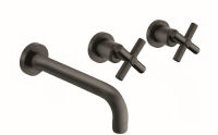 Logo Lavabo executive mural  small 3 trous or  + vidage ss mecanis executive - ev24252