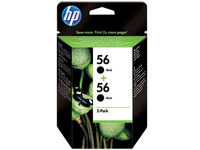 Logo Encre noire hp pack 2xc6656ae 189020