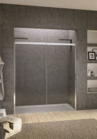 Logo Portes coulissantes 2 elements 1200 acqua r 5000 gauche serig. blanc parois de douche - qtn2l1200cshaq10