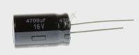 Logo 4700uf-16v elco radial pan 105� 16x25mm. rm=7,5mm. -rohs conforme- g956656