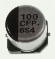 Logo 100uf-16v smd-elco pan 105� 6,3x5,8mm. -rohs- h616976