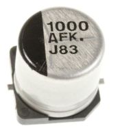 Logo Condensateur lectrolytique smd 105 10  10,2mm 565-598