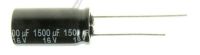 Logo 1500uf-16v elco radial pan 105� 10x20mm. rm=5,0mm. -rohs- g873601