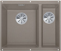 Logo Evier blancosubline 340/160-u - granit tartufo - 523565