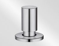 Logo Tirette de commande ronde inox brosse aspect mat 222118