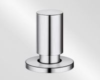 Logo Tirette de commande ronde inox brosse aspect brillant 222115