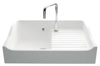 Logo Luisina - luisigranit - esprit chambord - evier  poser esprit chambord 1 bac, 1 gouttoir coloris b ev159 006