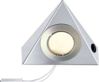 Logo Luisina - triolight - spot halogne triangle 20 w coloris aluminium avec interrupteur zen sg20ti005