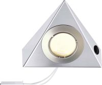 Logo Luisina - triolight - spot halogne triangle 20 w coloris inox bross avec interrupteur zen sg20ti075