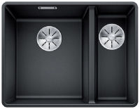 Logo Evier blanco subline 340/160-f pdur anthracite manu inf 523568