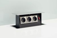 Logo Luisina - s-box / prises - s-box 3 prises et interrupteur zc 13 015