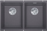 Logo Evier blancosubline 350/350-u - granit gris rocher - 523575