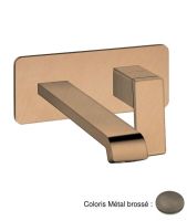 Logo Lavabo mural quadri s plaque saillie 22.5 cm metal brosse quadri s - qs26877 mtal bross