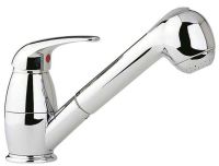 Logo Luisina - mitigeur de cuisine luisina, bec pivotant chrom� avec douchette extractible double jet rc117p 015