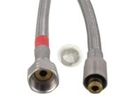 Logo Flexible d'alimentation rouge avec joint/tamis 45 cm kp 120396