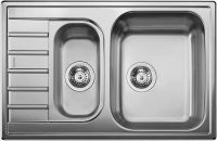 Logo Eviers � encastrer blancolivit 6s -  inox toile