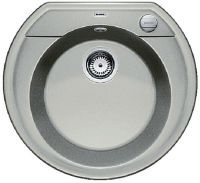 Logo Evier blancorondoval 45 - granit gris perle - 520603