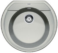 Logo Evier blancorondoval 45 - granit gris perle - 520604