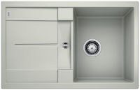 Logo Evier blancometra 45s - granit gris perle - 520568