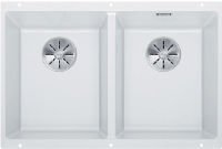 Logo Evier blancosubline 350/350-u - granit blanc - 523578