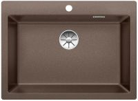 Logo Evier blancopleon 8 - granit cafe - 523052