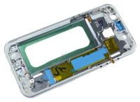 Logo Coque centrale pour samsung galaxy a5 2017 a520 bleu h763509