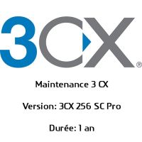 Logo Maintenance 3cx phone system pro 256 1 an cx256prom1