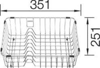 Logo Panier a vasselle inox p/naya 8s pleon 9 231693