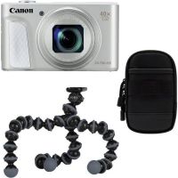 Logo Canon, produit r�f�rence : sx 730 hs argent travel kit