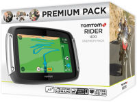 Logo Tomtom, produit r�f�rence : rider 400 prem