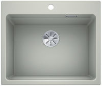 Logo Evier blancoetagon 6 - granit gris perle - 524542