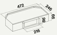 Logo Falmec, produit r�f�rence : motstel 4421