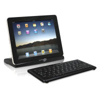 Logo Macally btkeymini, mini clavier bluetooth pour ipad, iphone, agencement us, noir 15775